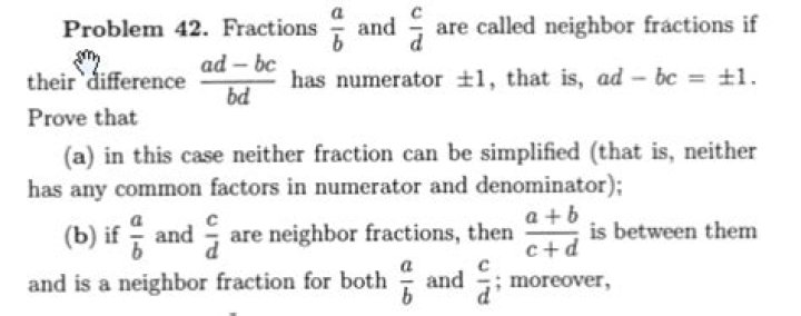A question about neighboring fractions.