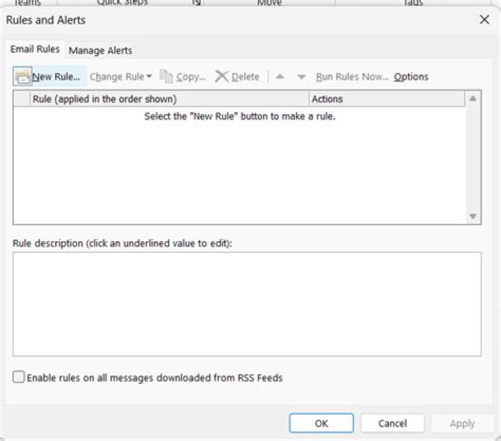 Apple Mail doesn't apply rules unless I choose "Apply Rules" manually