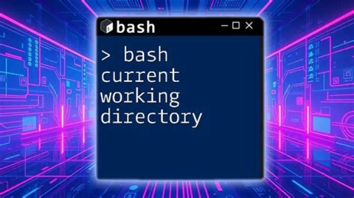Bash: get current working directory name, but not full path