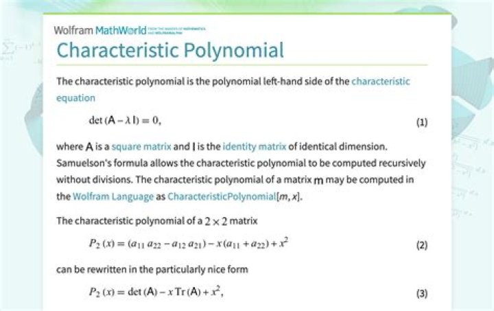 Best method to calculate the characteristic polynomial