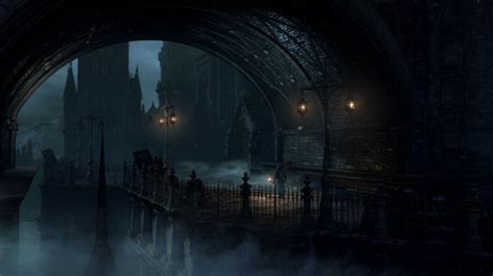 Bloodborne hunters fighting in central yharnam