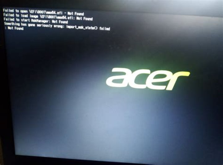 BOOT Error on (Failed to open \EFI\BOOT\mmx64.efi - Not found)