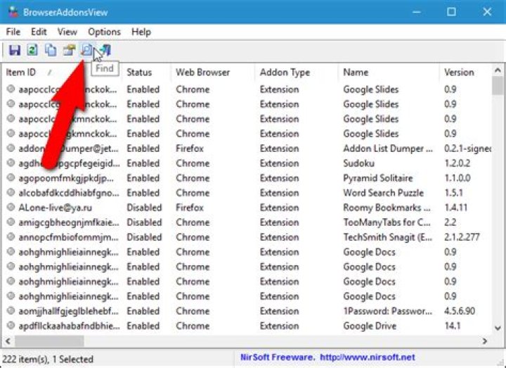 Browsers: Ctl-F (find TEXT)