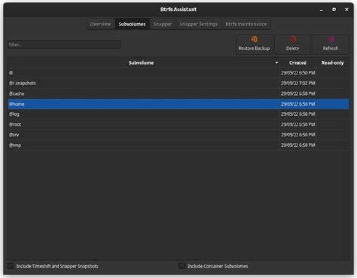 btrfs and missing free space