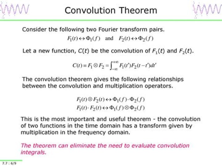 Calculate the convolution of the product of two simple functions. (5.6-12)