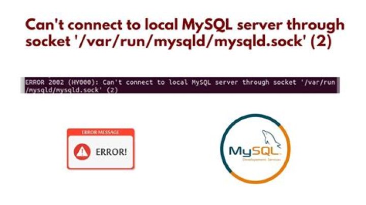 Can't find mysqld.sock