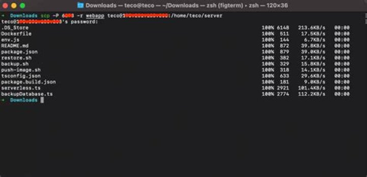 can't find scp file from remote server on my local machine