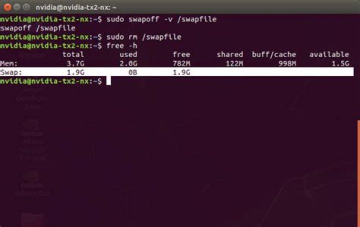 Can't increase swap size: the swapfile appears to have holes
