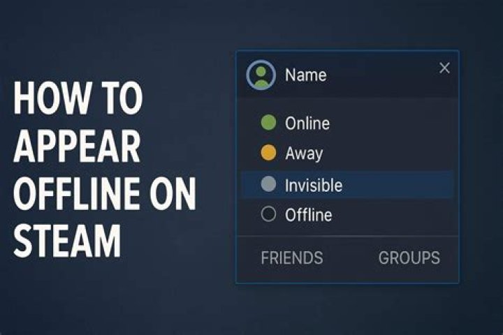 Can I appear offline on steam but still be online?