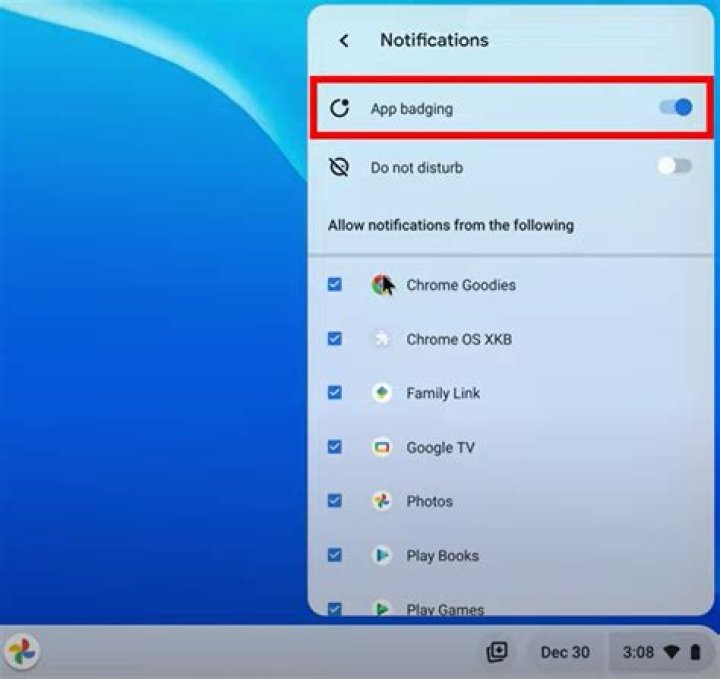 Change Chrome notification positions