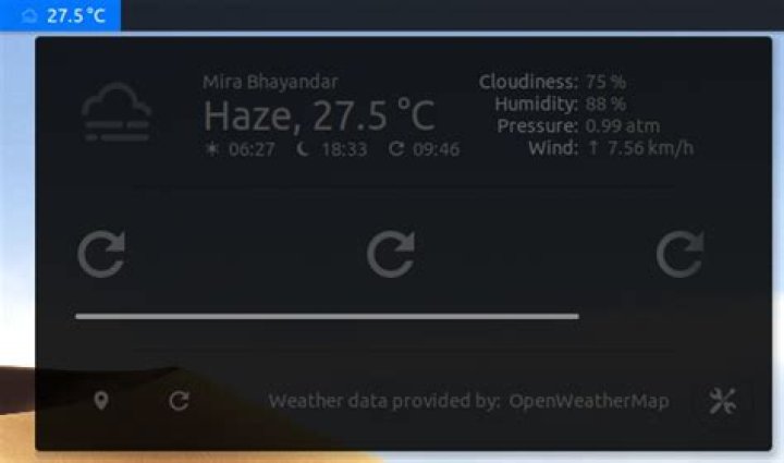 Change text color for OpenWeather Gnome Extension