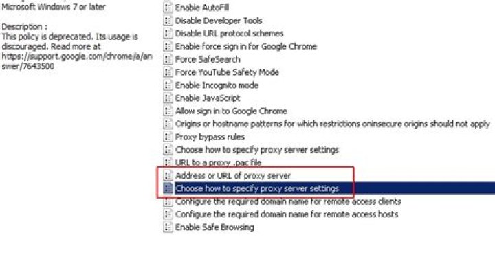 Chrome: Do not use system-wide proxy settings
