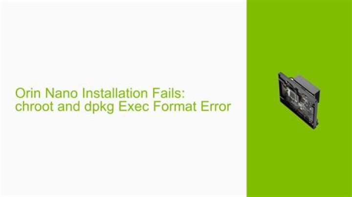 chroot failed to run command