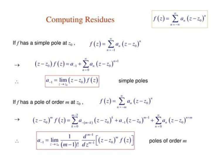 Computing Residues