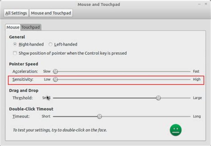 Configure mouse speed (not pointer acceleration!)