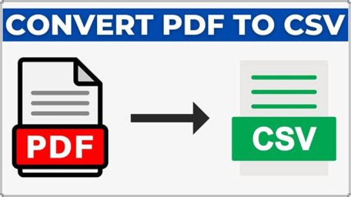 Convert PDF or FDF to CSV?