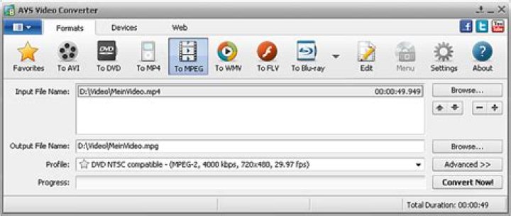 Converting dv to mpeg