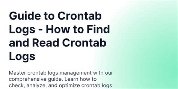 crontab fails to write logs