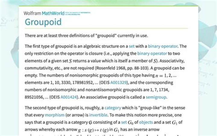 definition of a groupoid