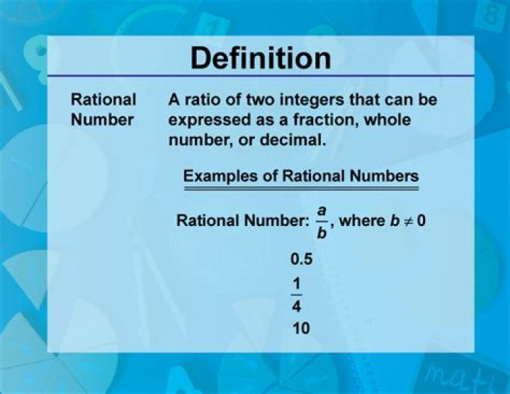 Definition(s) of rational numbers