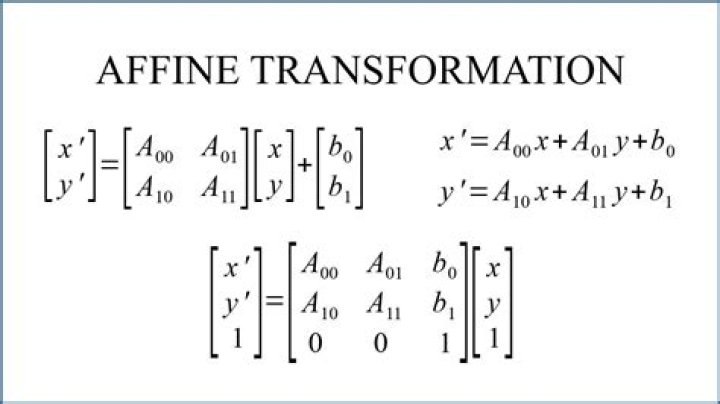 Degrees of Freedom in Affine Transformation and Homogeneous Transformation