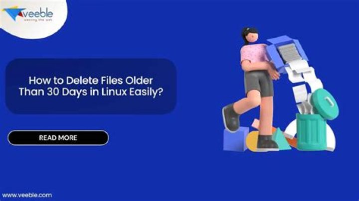Delete Files Older Than One year on Linux