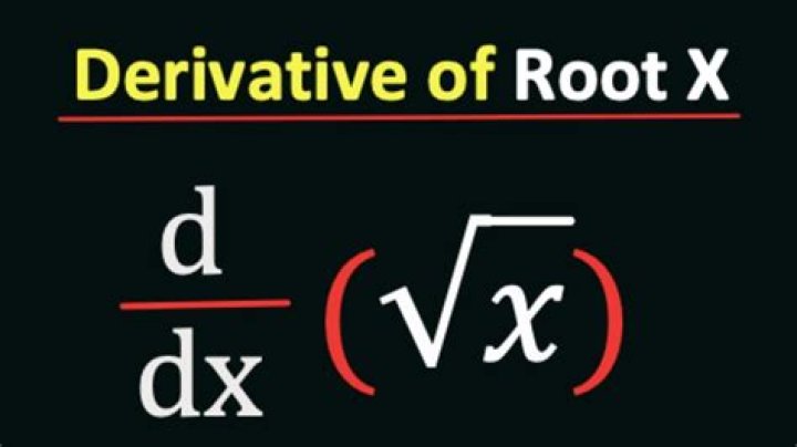Derivative with a Square root in Denominator