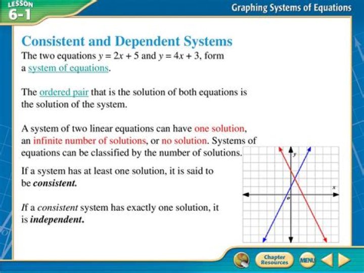 Determine if a system of equations is independent, dependent or inconsistent