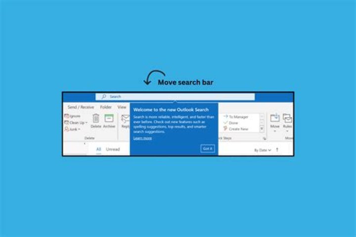 Did Outlook 365 move the search bar again? (This time, back to the message list header)