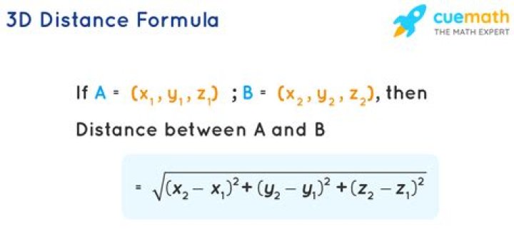 Distance Formula in Three Dimensions