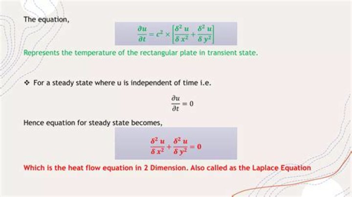 Distinguishing between Laplace's equation and heat equation?