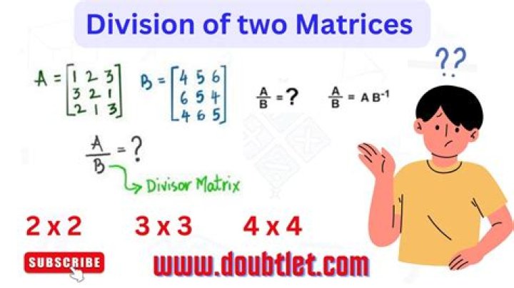 Divide matrix using left division