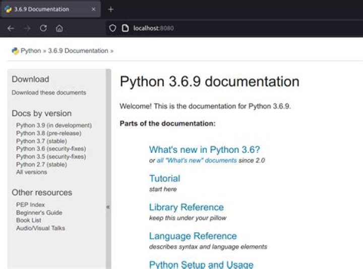 Do we have offline Python documentation browser in Ubuntu repositories to have one "point of service" to read and search the Python docs and APIs?
