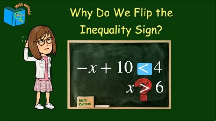 Do you only flip the inequality sign when dividing a negative number?
