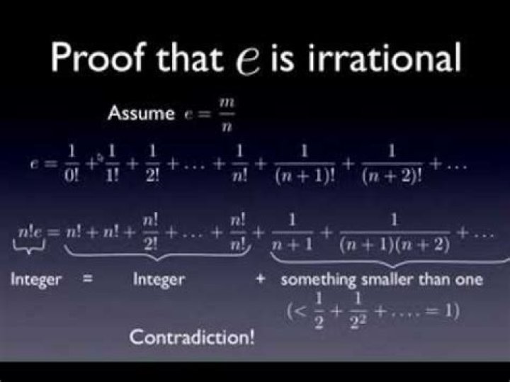 e is irrational