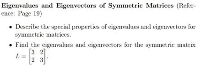Eigenvalues of symmetric matrices [closed]