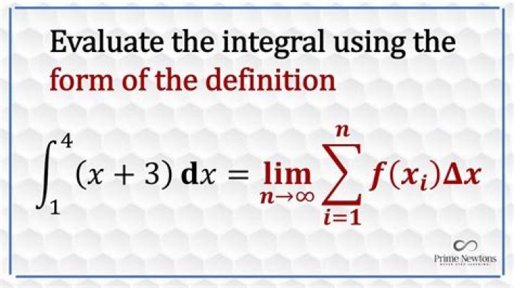 Evaluate definite integral using limit of summations