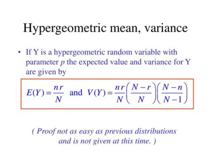 Expected Value of a Hypergeometric Random Variable