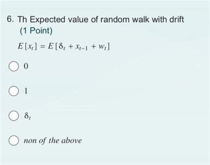 Expected Value of Random Walk
