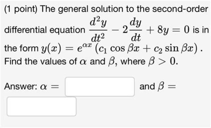 Find general solution given one solution