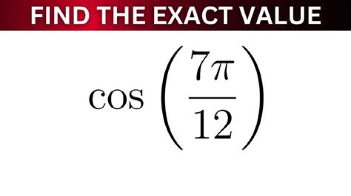 Find the exact value of $\cos(11\pi/12)$.