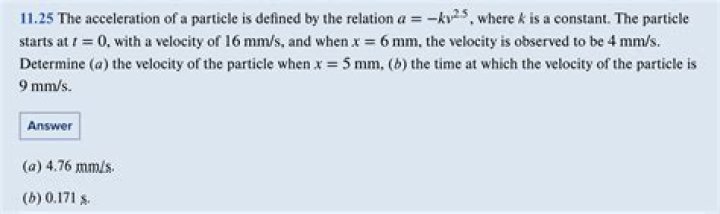 Find the object's acceleration each time the velocity is zero (differentiation problem)
