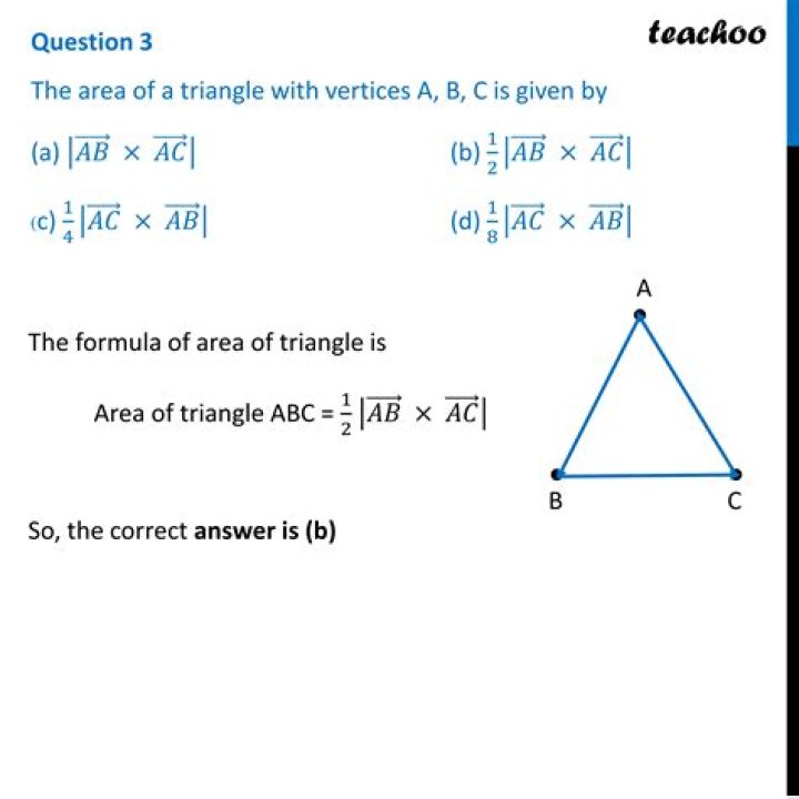 Finding out the area of a triangle if the coordinates of the three vertices are given