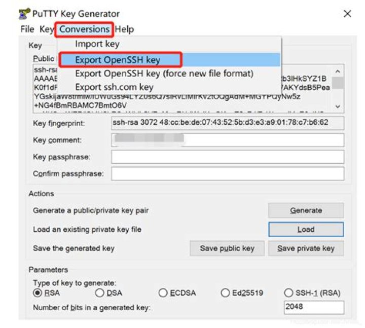 Generate RSA2 key in OpenSSH format [duplicate]