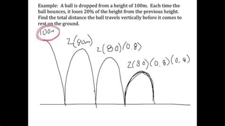 geometrical sequence ball problem