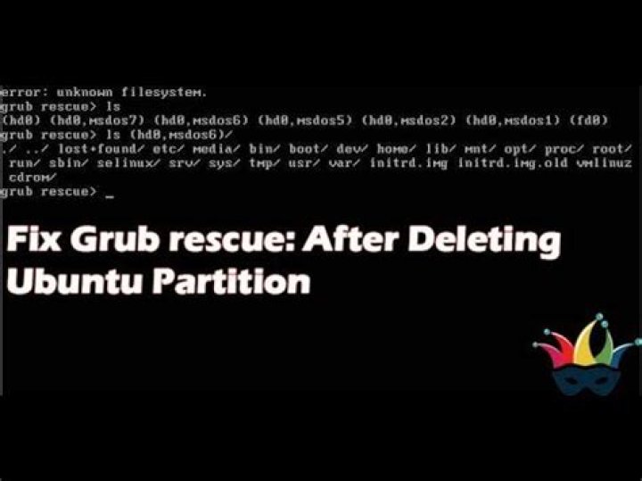 GRUB rescue problem after deleting Ubuntu partition! [duplicate]