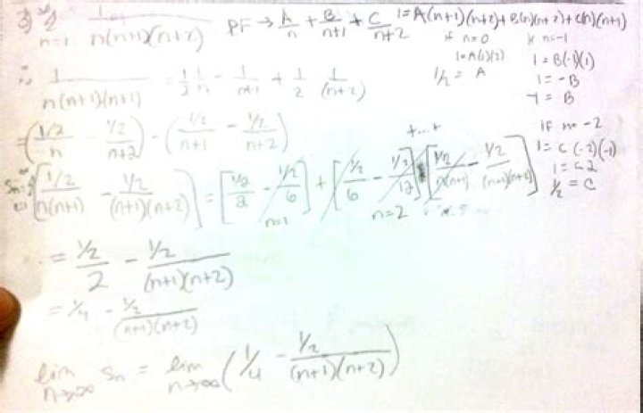 Help with Telescopic Series with 3 terms in denominator