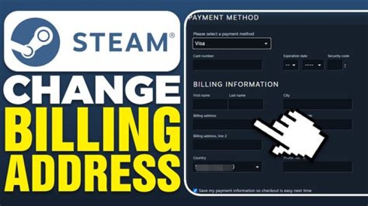 How can I change my steam address?