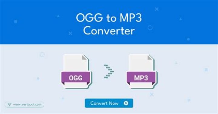 How can I convert audio from ogg to mp3?