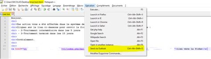 How can I edit the HTML source code of an email in Outlook 2010 without any add-ins?